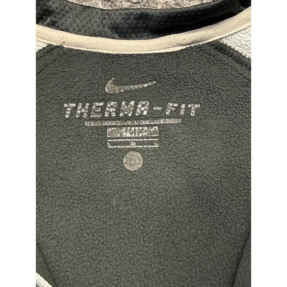 Nike UNC Tar Heels Therma-FIT Sleeveless 1/4 Zip Vest Mens L Grey 519560-060